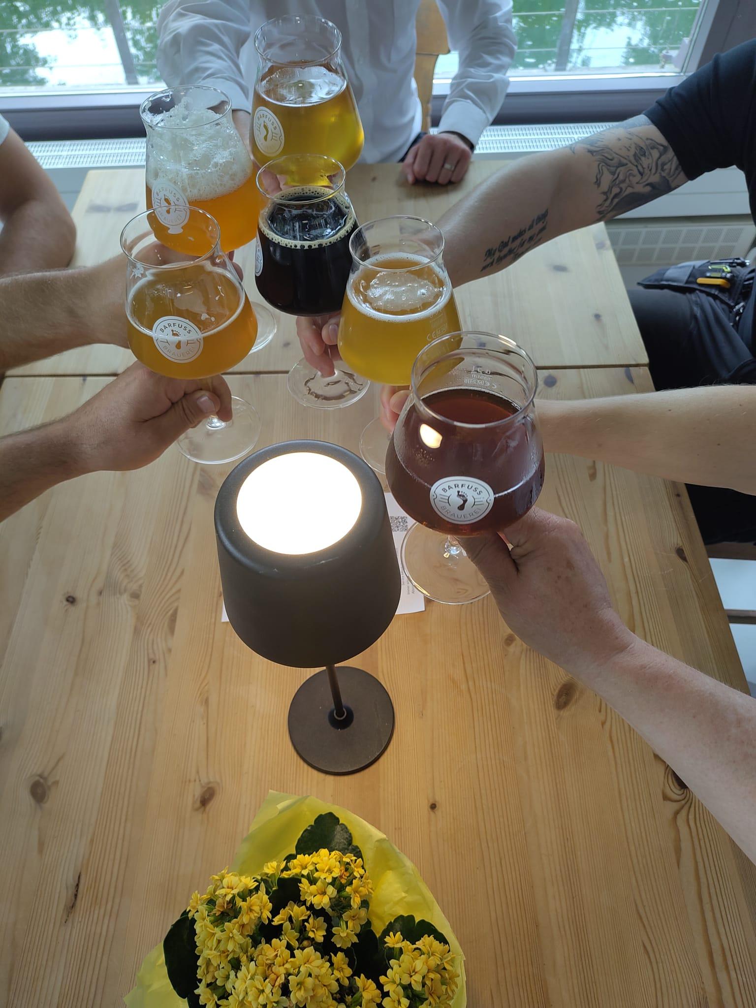 Ausklang in der Barfuss-Brauerei